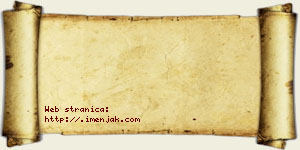 Jesenka Racić vizit kartica